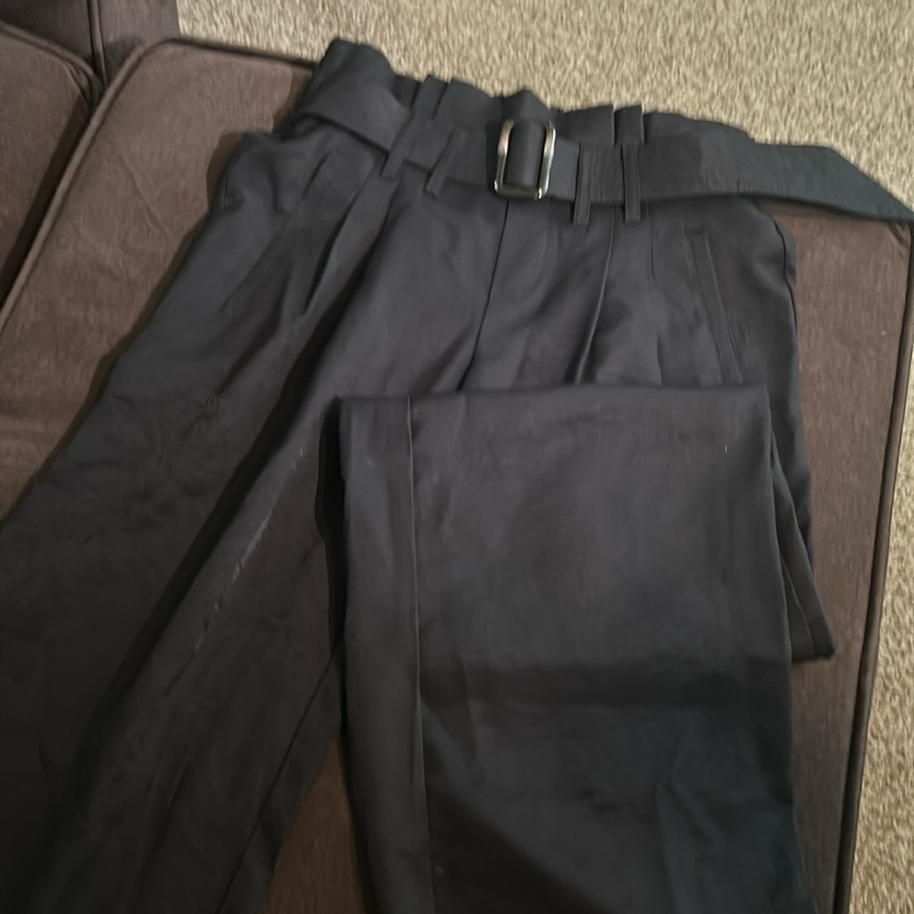 Women’s extra small black parachute pants